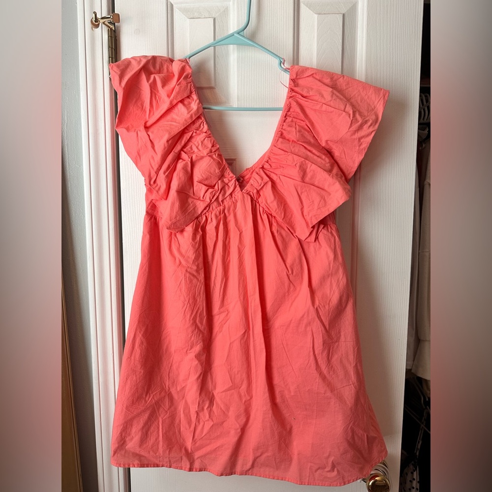 Coral Mini Dress